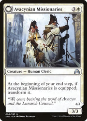 Avacynian Missionaries // Lunarch Inquisitors [Shadows over Innistrad] - MTG Single