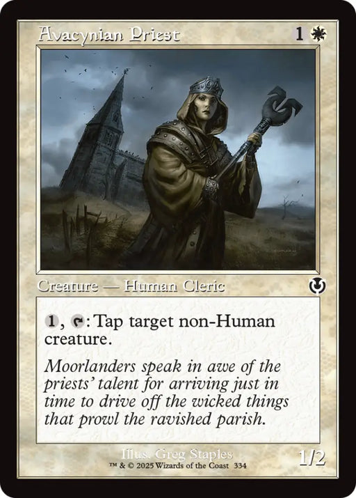 Avacynian Priest (Retro Frame) [Innistrad Remastered] - MTG Single