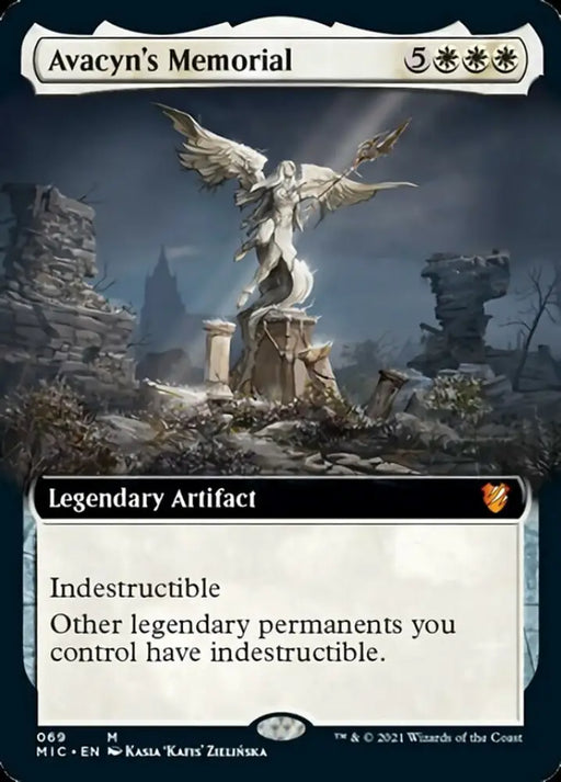 Avacyn’s Memorial (Extended Art) [Innistrad: Midnight Hunt Commander] - MTG Single