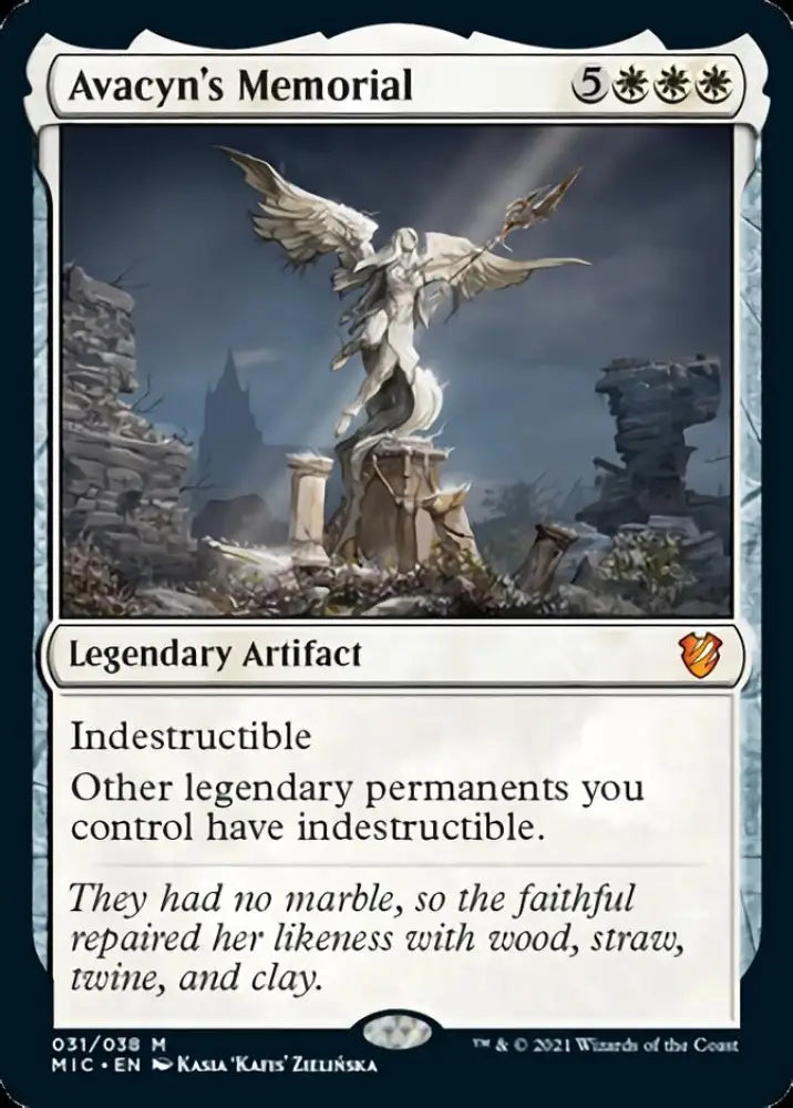 Avacyn’s Memorial [Innistrad: Midnight Hunt Commander] - MTG Single