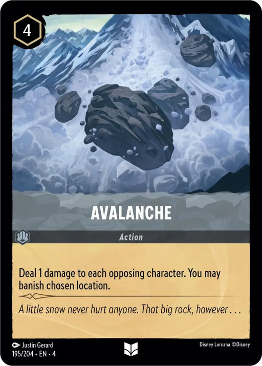 Avalanche (195/204) [Ursula’s Return] - Lorcana Single