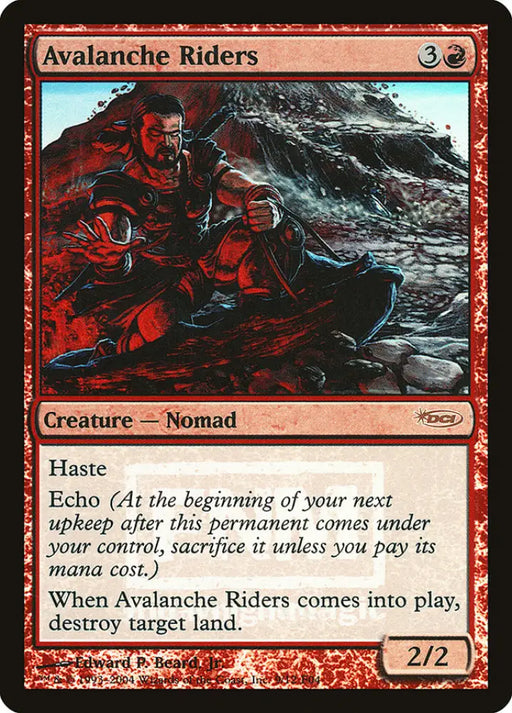 Avalanche Riders [Friday Night Magic 2004] - MTG Single