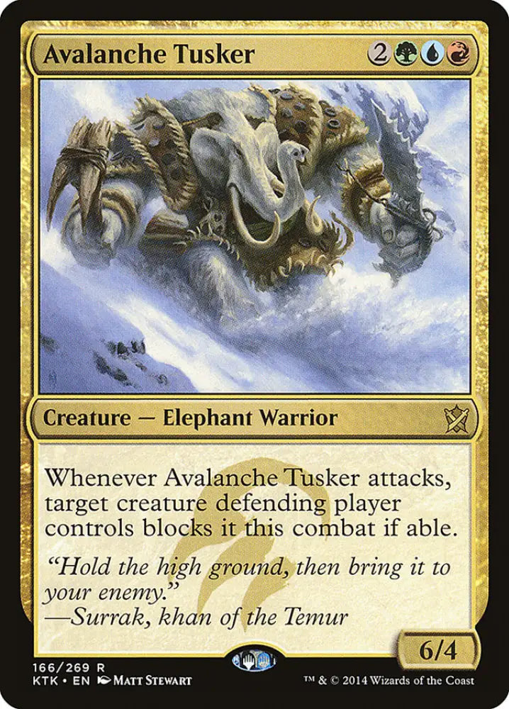 Avalanche Tusker [Khans of Tarkir] - MTG Single