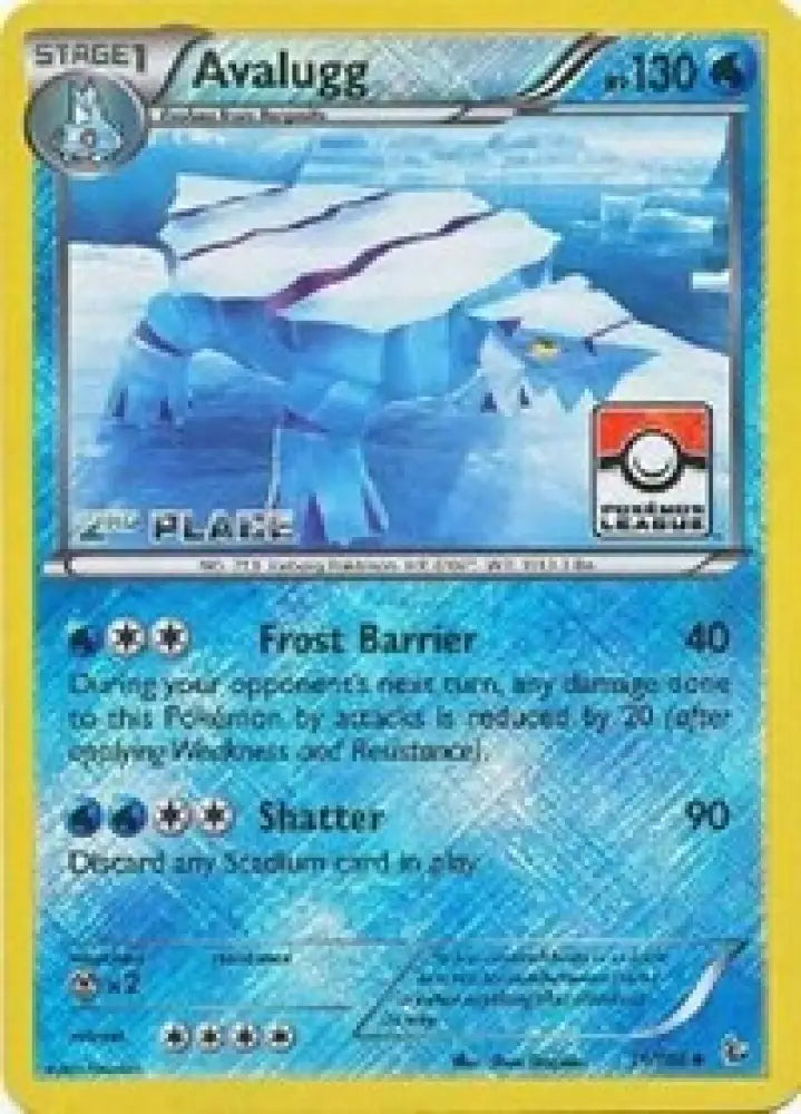 Avalugg (31/106) (League Promo 2nd Place) [XY: Flashfire] - Pokemon Single