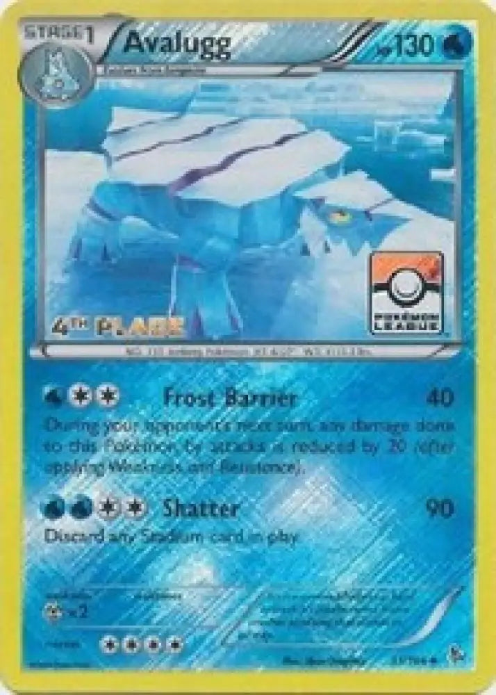 Avalugg (31/106) (League Promo 4th Place) [XY: Flashfire] - Pokemon Single
