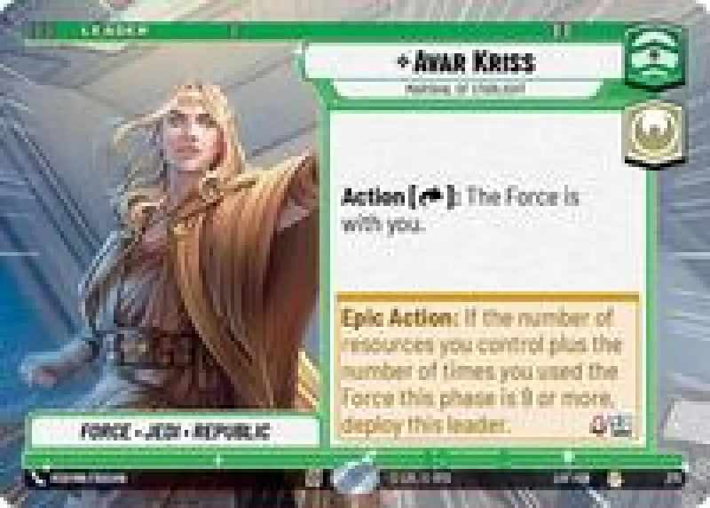 Avar Kriss - Marshal of Starlight (Hyperspace) (271) [Legends of the Force]