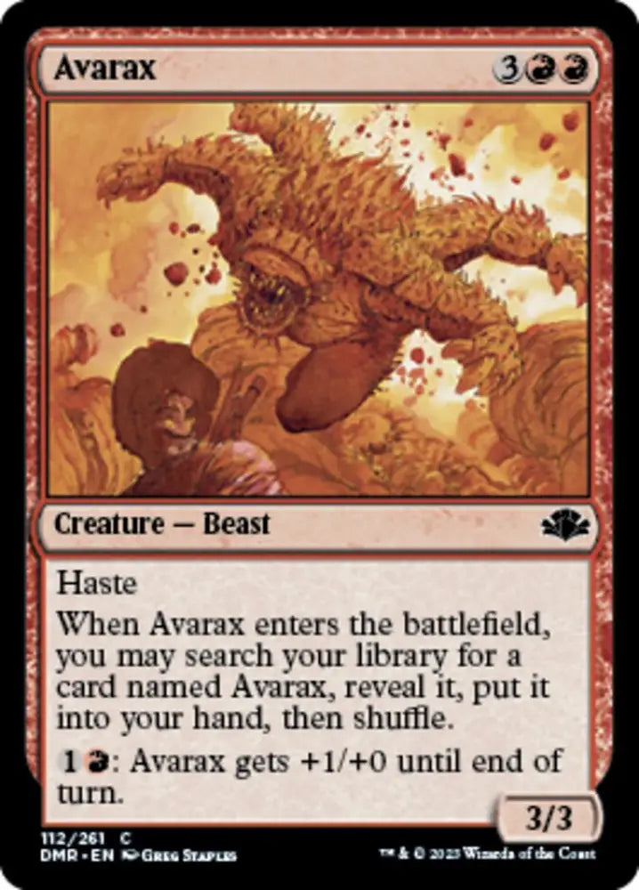 Avarax [Dominaria Remastered] - MTG Single