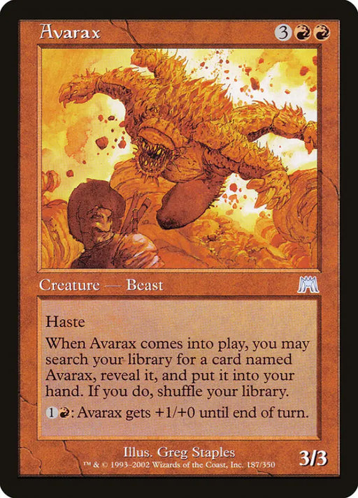 Avarax [Onslaught] - MTG Single
