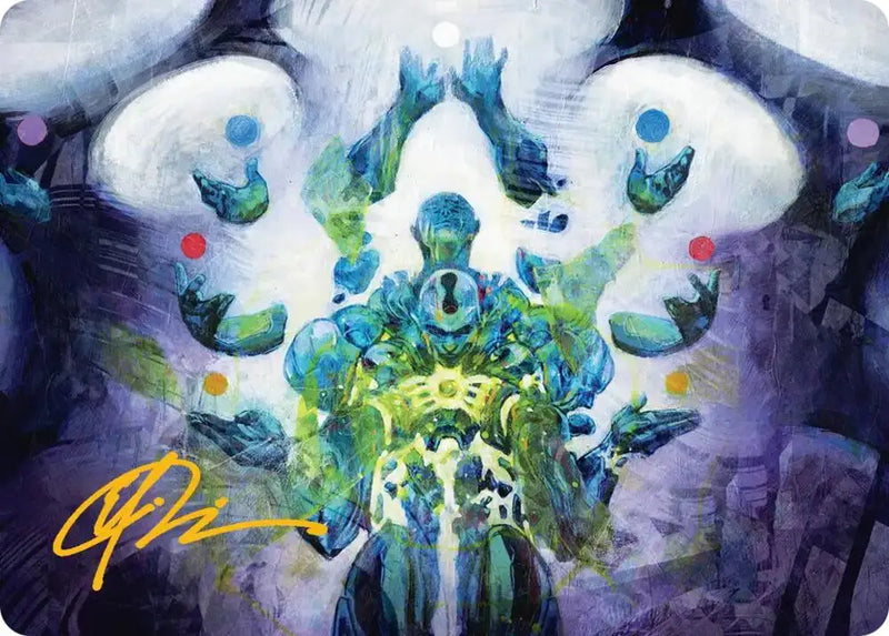 Avatar of Burgeoning Echoes Art Card (Gold-Stamped Signature) (24) [Reality Fracture Art Series]
