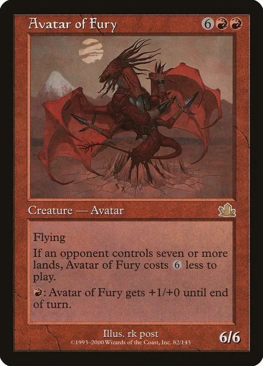 Avatar of Fury [Prophecy] - MTG Single