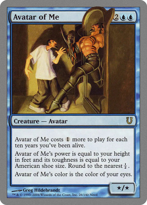 Avatar of Me [Unhinged] - MTG Single