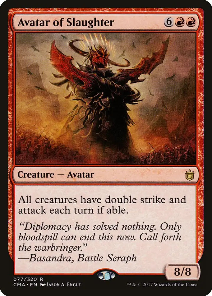 Avatar of Slaughter [Commander Anthology] - MTG Single