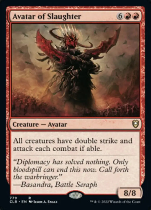 Avatar of Slaughter [Commander Legends: Battle for Baldur’s Gate] - MTG Single