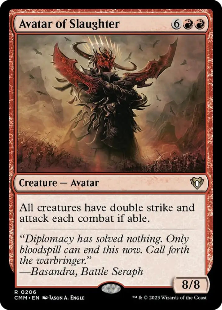 Avatar of Slaughter [Commander Masters] - MTG Single