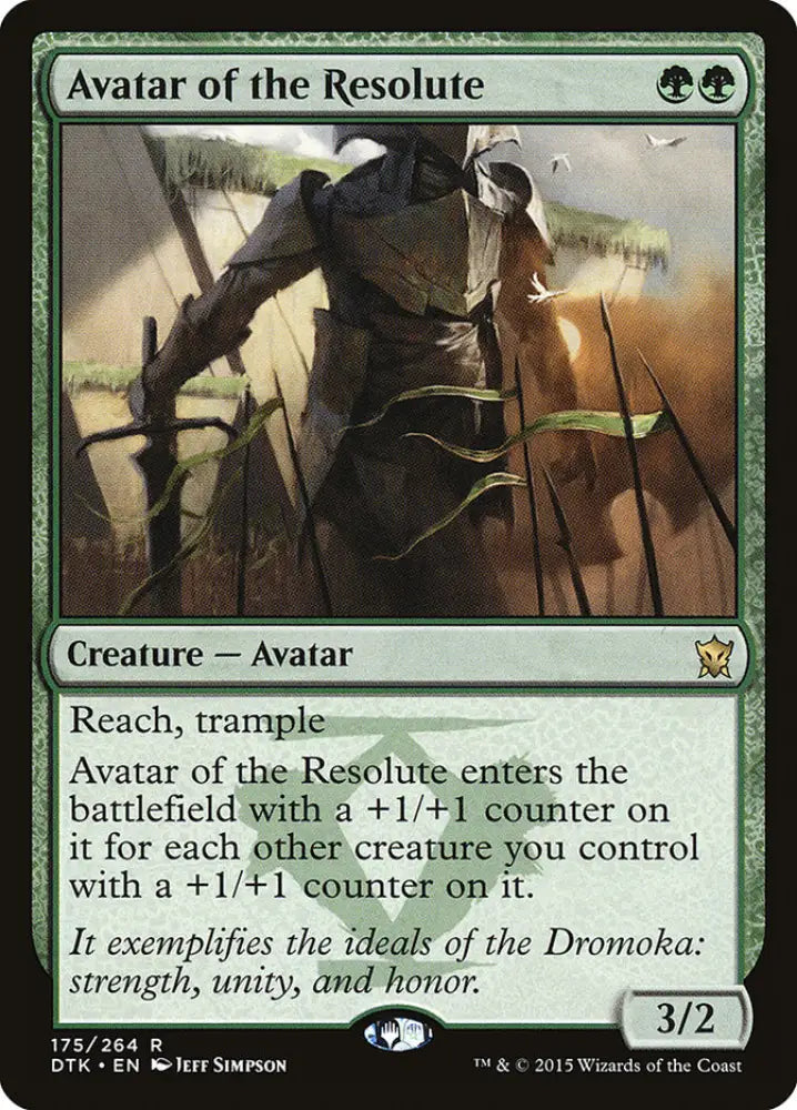 Avatar of the Resolute [Dragons of Tarkir] - MTG Single