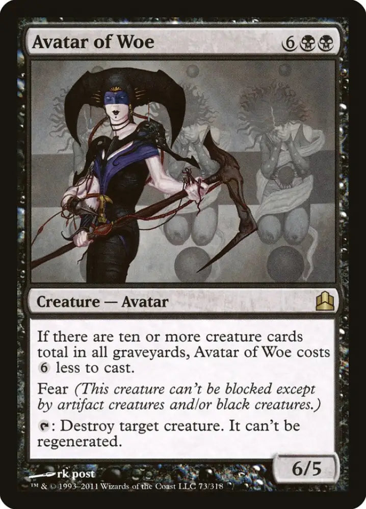 Avatar of Woe [Commander 2011] - MTG Single