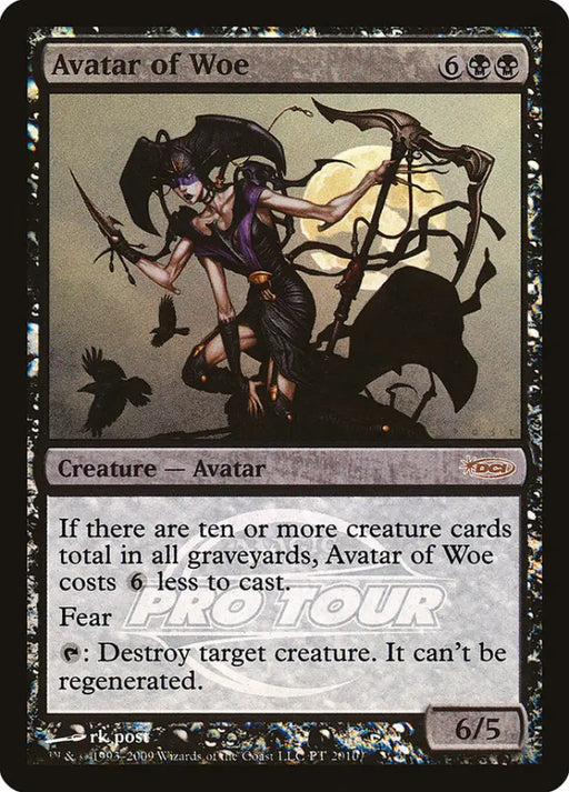 Avatar of Woe (Pro Tour) [Pro Tour Promos] - MTG Single