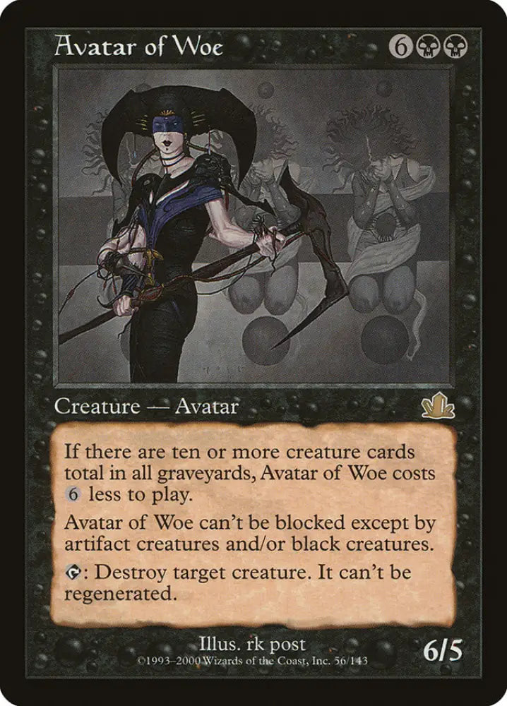 Avatar of Woe [Prophecy] - MTG Single