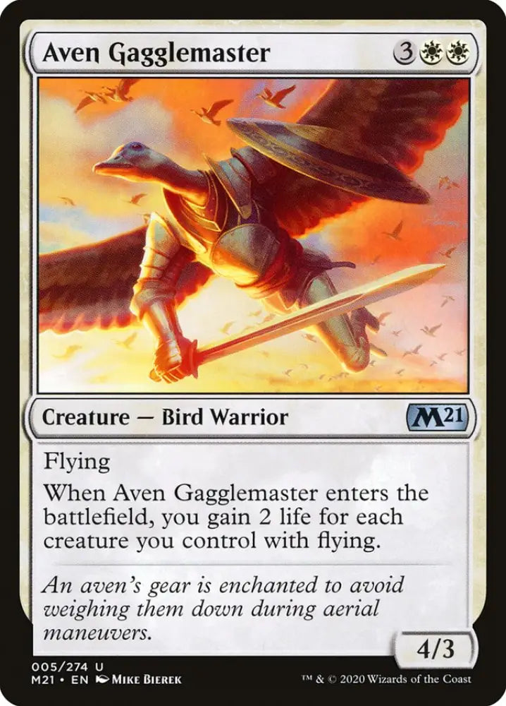 Aven Gagglemaster [Core Set 2021] - MTG Single