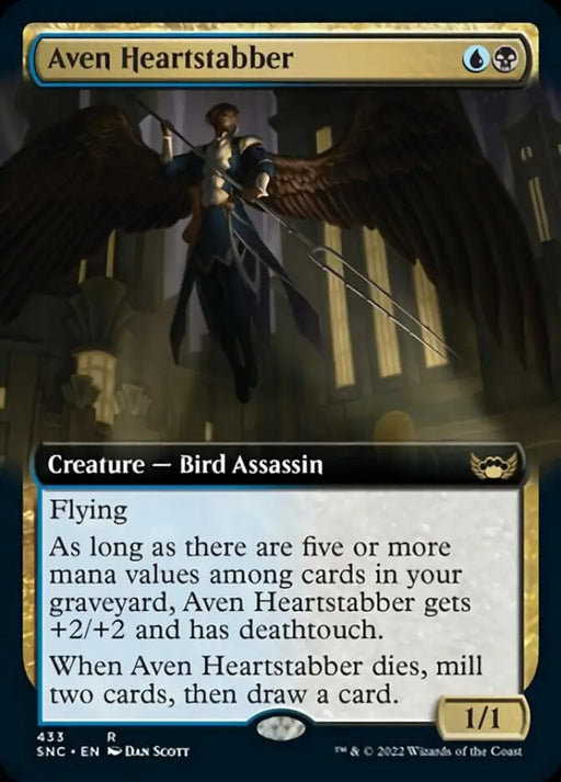 Aven Heartstabber (Extended Art) [Streets of New Capenna] - MTG Single