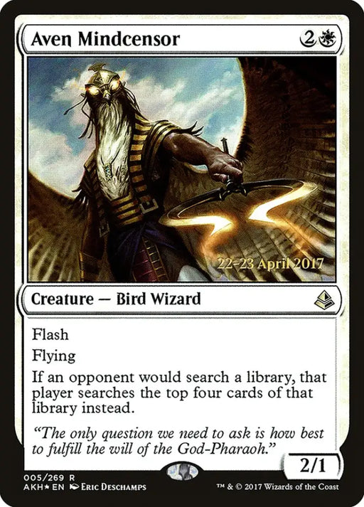 Aven Mindcensor [Amonkhet Prerelease Promos] - MTG Single