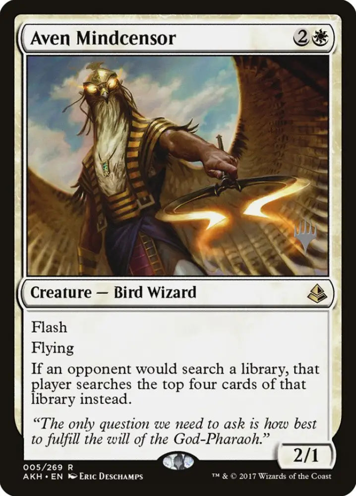 Aven Mindcensor (Promo Pack) [Amonkhet Promos] - MTG Single