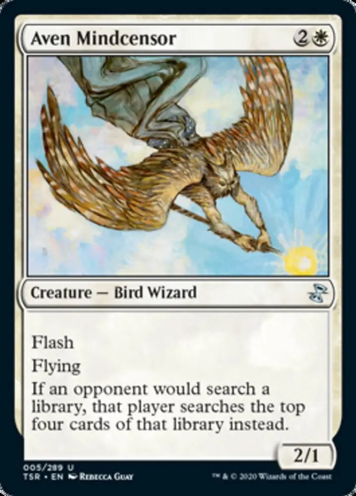 Aven Mindcensor [Time Spiral Remastered] - MTG Single