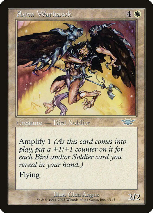 Aven Warhawk [Legions] - MTG Single