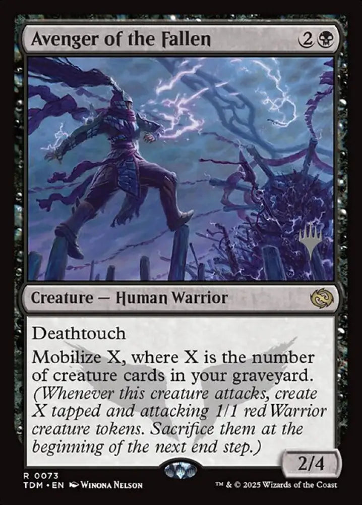 Avenger of the Fallen (73p) [Tarkir: Dragonstorm Promos]