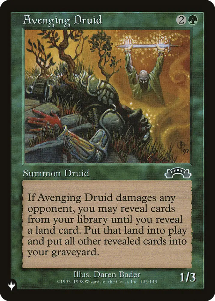 Avenging Druid [The List] - MTG Single