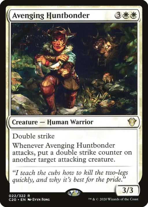 Avenging Huntbonder [Commander 2020] - MTG Single