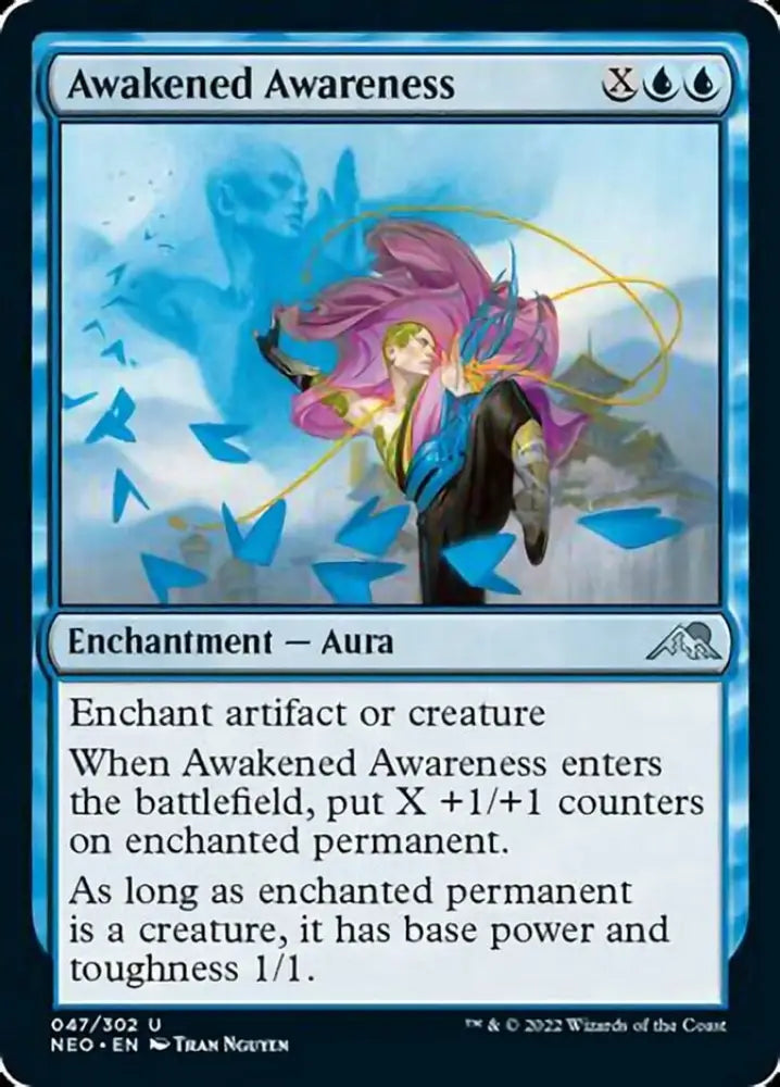 Awakened Awareness [Kamigawa: Neon Dynasty] - MTG Single