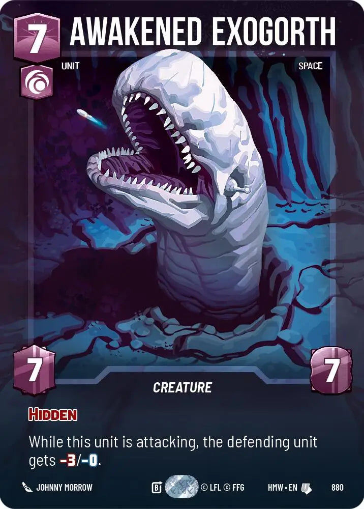 Awakened Exogorth (Prestige Foil) (880) [Homeworlds]