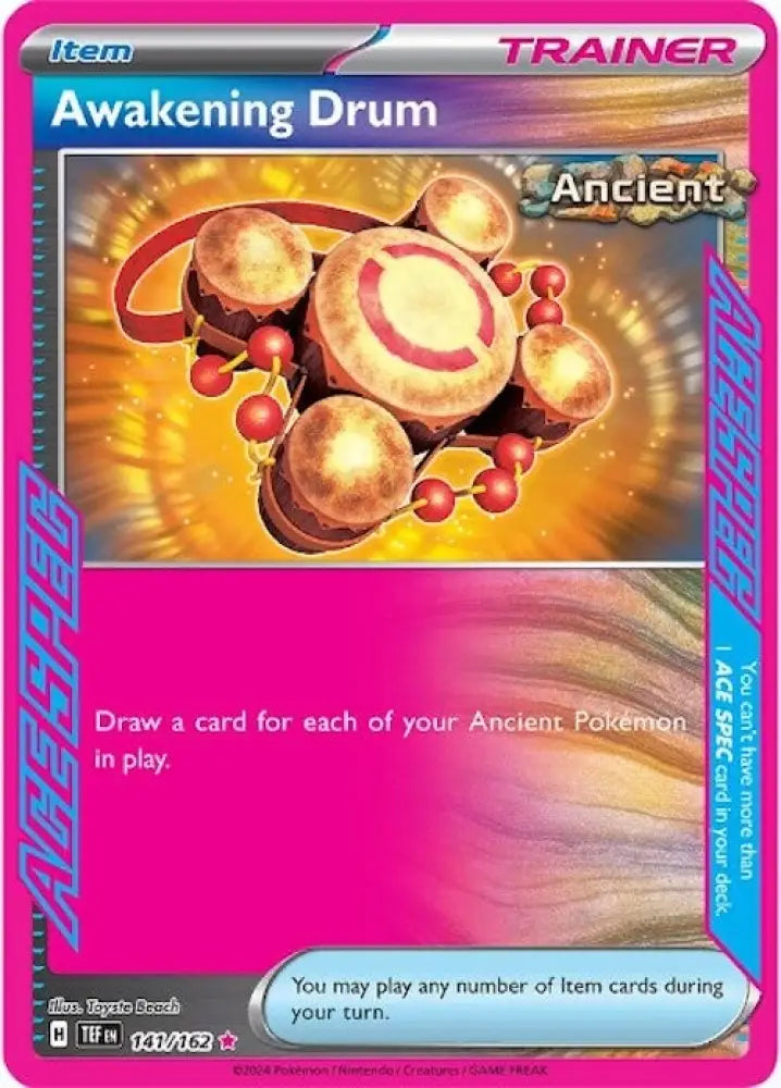 Awakening Drum (141/162) [Scarlet & Violet: Temporal Forces] - Pokemon Single