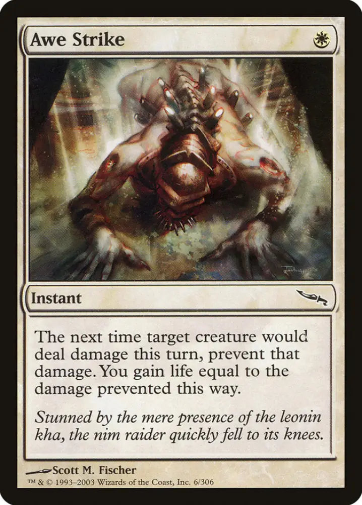 Awe Strike [Mirrodin] - MTG Single