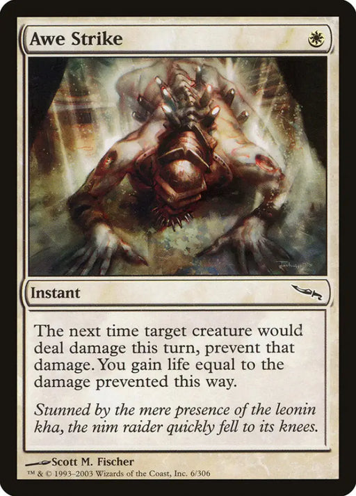 Awe Strike [Mirrodin] - MTG Single