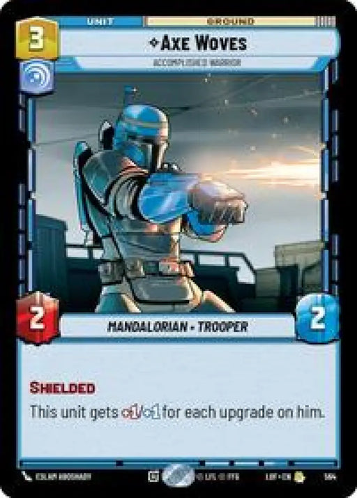Axe Woves - Accomplished Warrior (Foil) (564) [Legends of the Force]