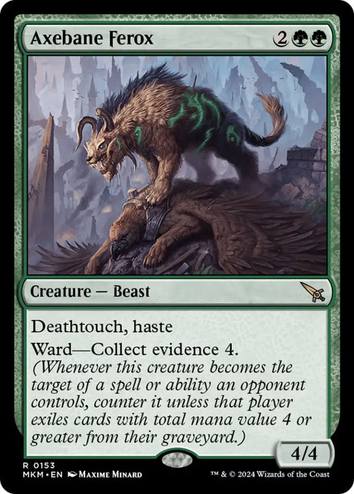 Axebane Ferox [Murders at Karlov Manor] - MTG Single