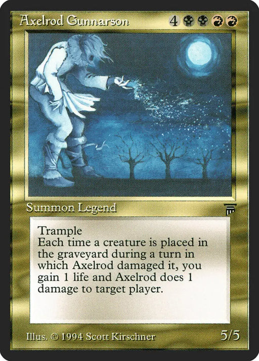 Axelrod Gunnarson [Legends] - MTG Single