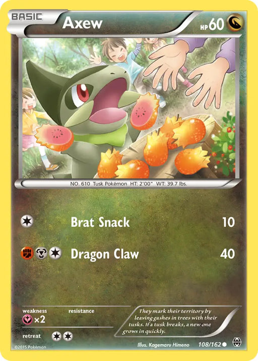 Axew (108/162) [XY: BREAKthrough] - Pokemon Single