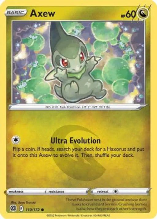 Axew (110/172) [Sword & Shield: Brilliant Stars] - Pokemon Single