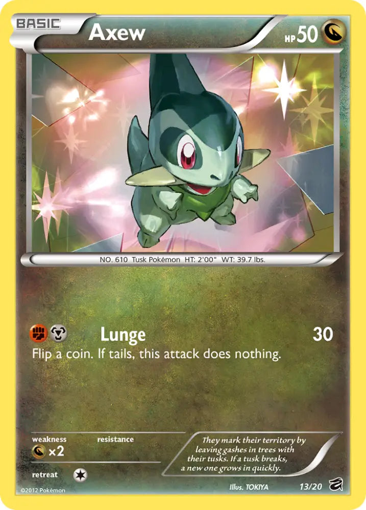Axew (13/20) [Black & White: Dragon Vault] - Pokemon Single