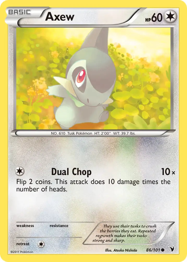 Axew (86/101) [Black & White: Noble Victories] - Pokemon Single