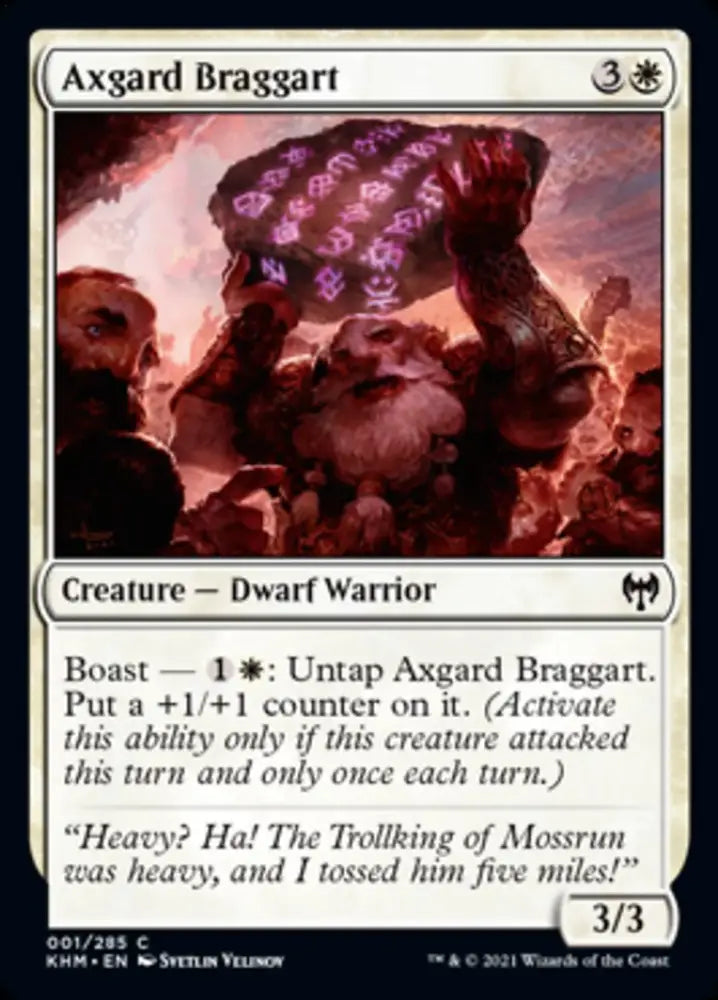 Axgard Braggart [Kaldheim] - MTG Single