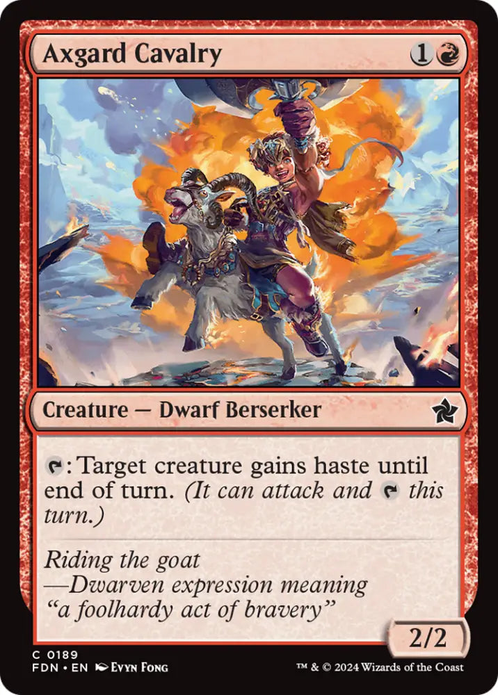 Axgard Cavalry [Foundations] - MTG Single