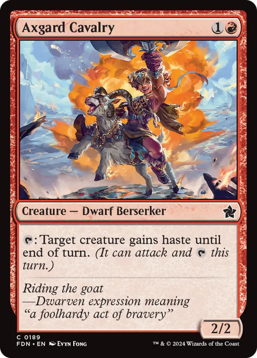 Axgard Cavalry [Foundations] - MTG Single