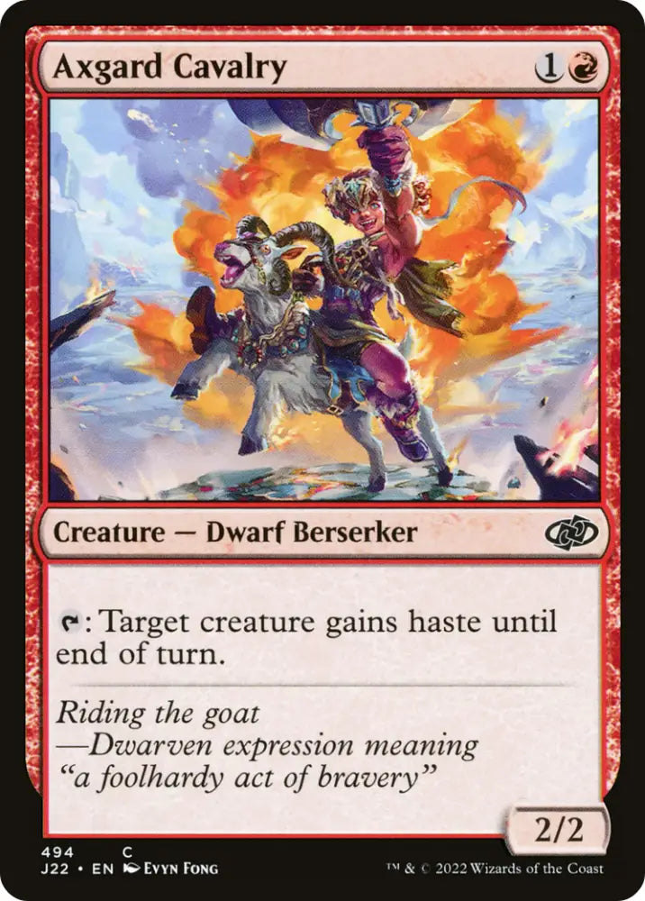 Axgard Cavalry [Jumpstart 2022] - MTG Single