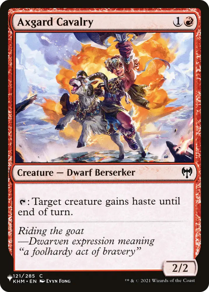 Axgard Cavalry [The List] - MTG Single