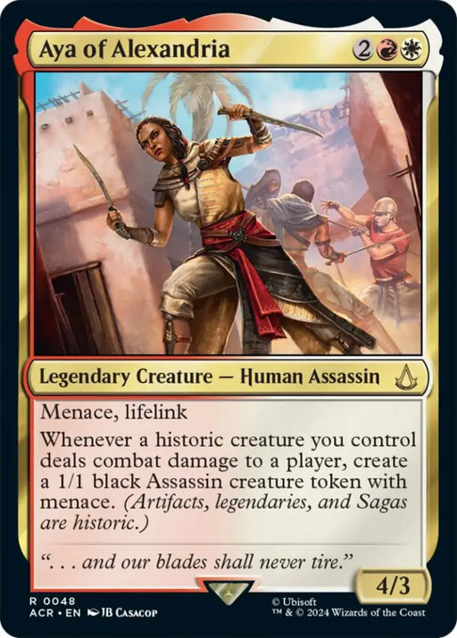 Aya of Alexandria [Assassin’s Creed] - MTG Single