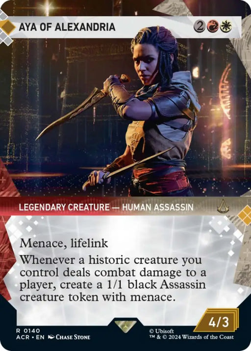 Aya of Alexandria (Showcase) [Assassin’s Creed] - MTG Single
